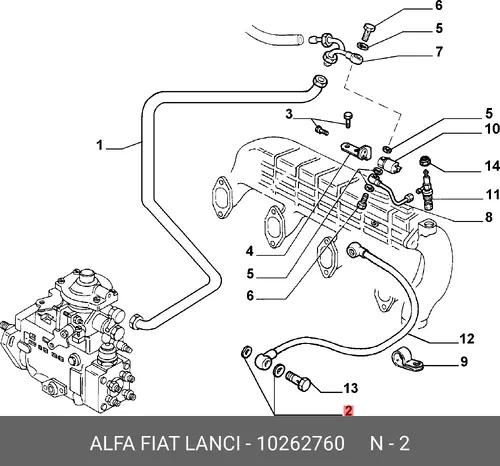 Сальник 10262760 LANCIA