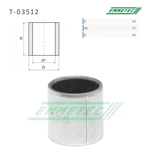 Втулка насоса ГУ 17,00/20,00/20,00 T-03512 EMMETEC