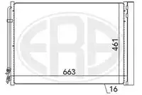 Радиатор кондиционера (конденсатор) ERA 667079