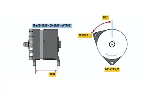 Генератор BOSCH 0 120 689 571