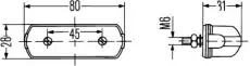 Фонарь габаритный HELLA 2KA 001 389-107