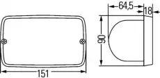 Фара HELLA 1GA 005 060-337