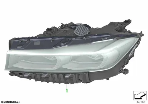 Фара BMW 63 11 9 450 225
