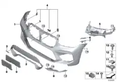 51 11 8 065 191 Крепление бампера Л BMW