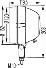 Фара HELLA 1G3 005 760-227