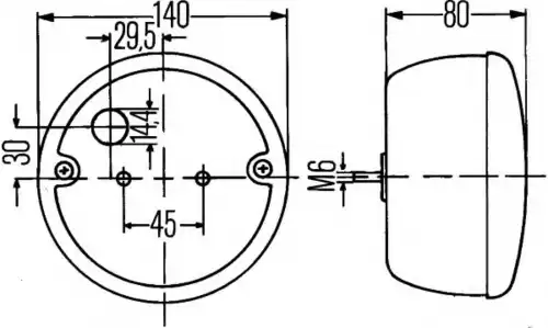 Фонарь задний HELLA 2SE 001 685-221