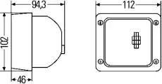 Фара HELLA 1GA 007 506-061