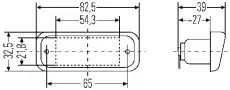 Фонарь габаритный HELLA 2KA 005 049-008