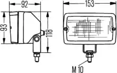 Фара HELLA 1GA 005 060-077