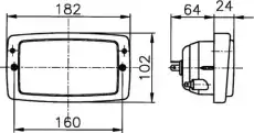 Фара HELLA 1GD 996 018-517