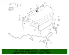 CLAMP, PLASTIC MN190216 MITSUBISHI