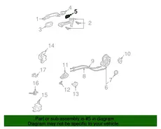 Ручка двери TOYOTA / LEXUS 6922760020A3