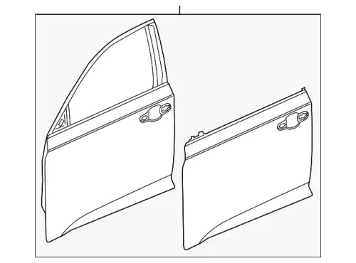 DOOR ASSY 67010TVA315ZZ HONDA