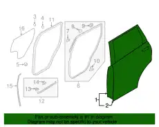 DOOR ASSY 5730B559 MITSUBISHI