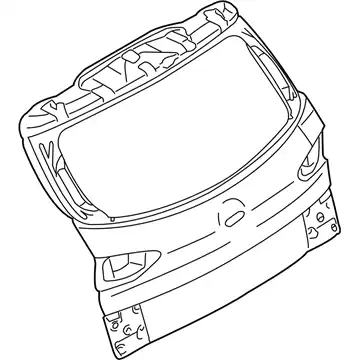 DOOR ASSY, LUGGAGE COMPARTMENT 60809XA02A9P SUBARU