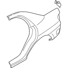 Крыло SUBARU 51439FE122