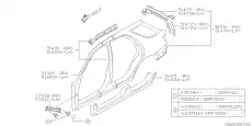 Крыло SUBARU 51439FE122
