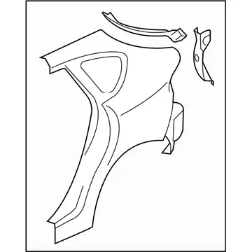 Крыло SUBARU 51439FG0919P
