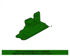 LAMP ASSY, LICENSE PLATE 8341A194 MITSUBISHI