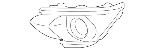 MOULDING ASSY, BUMPER COVER 6402A387 MITSUBISHI