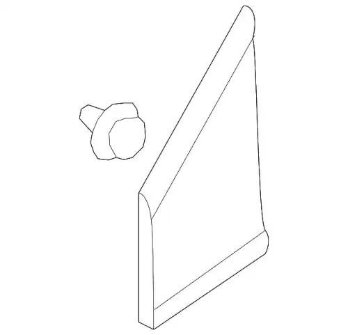 MOULDING ASSY, PLASTIC 7407A486 MITSUBISHI