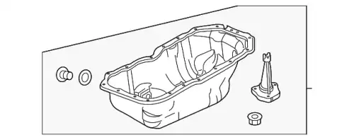 Поддон картера двигателя MAZDA PYD5104AXB