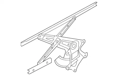 REGULATOR ASSY, DOOR WINDOW 5743A292 MITSUBISHI