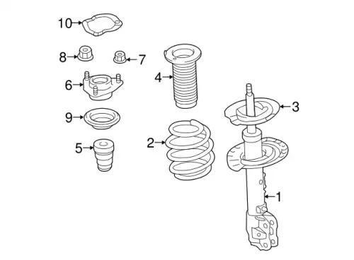 SHOCK ABSORBER 4060A661 MITSUBISHI
