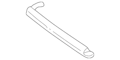 WIND DEFLECTOR, BONNET MR523591 MITSUBISHI