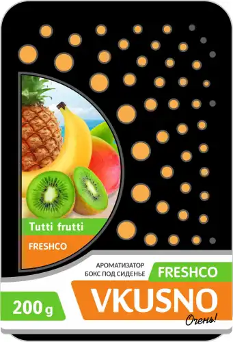 Ароматизатор автомобильный FRESHCO AR4BX080 гелевый