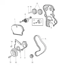 PowerGrip Tensioner Pulley 4694318AD CHRYSLER