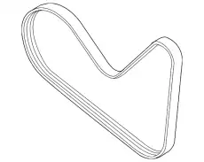 Micro-V Belt BT4Z8620A LINCOLN