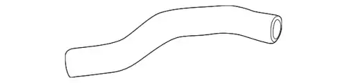 Curved Hose PCH118800 LAND ROVER