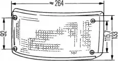Фонарь указателя поворота 2BA 005 603-007 HELLA