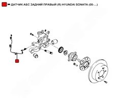 Датчик ABS WENDERW WEKR1238