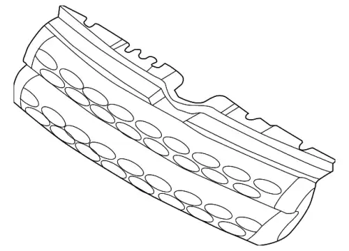 Решетка радиатора LAND ROVER LR116713