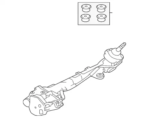 Рулевая рейка LAND ROVER LR108439