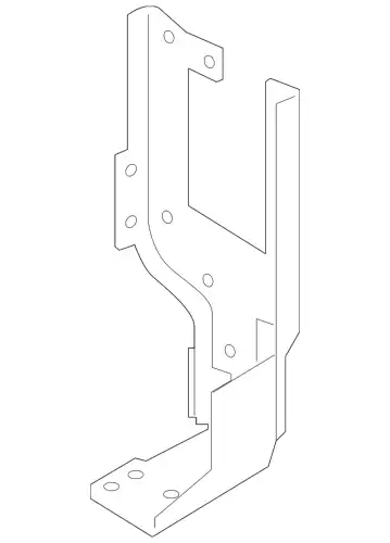 LR117327 КРОНШТЕЙН РАДИАТОРА LAND ROVER