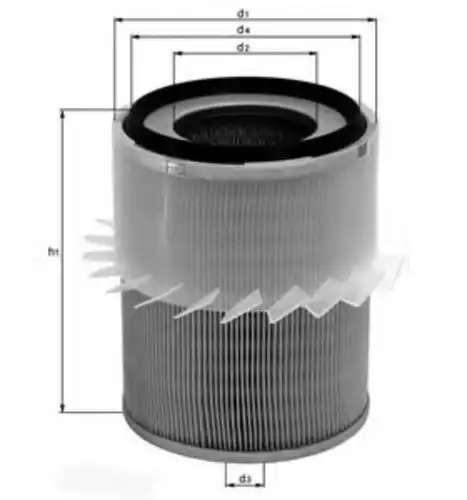 Фильтр воздушный KNECHT LX1580