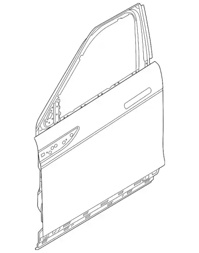 DOOR - FRONT LR117202 LAND ROVER