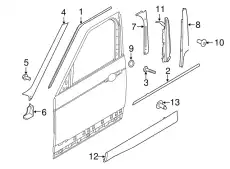  ОТДЕЛКА ДВЕРИ LR118291 LAND ROVER