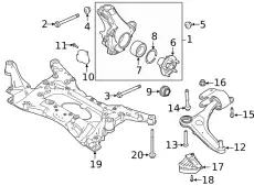 LR125614 Болт LAND ROVER