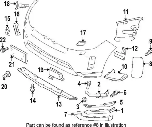 ОТДЕЛКА БАМПЕРА LR128215 LAND ROVER