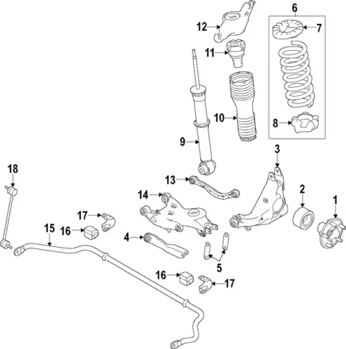 Рычаг подвески LAND ROVER LR125868