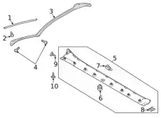 Pop rivet PAF008800 PORSCHE