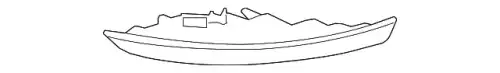 Катафот (световозвращатель) PORSCHE 95B945725Q