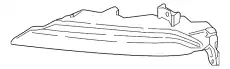 Additional headlamp 99163116403 PORSCHE
