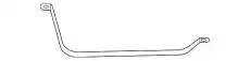 Restraining strap 9A720139210 PORSCHE