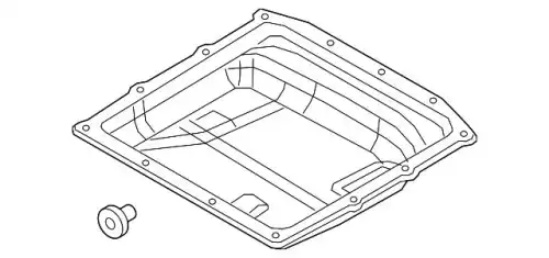 Поддон картера КПП PORSCHE 9A731716500