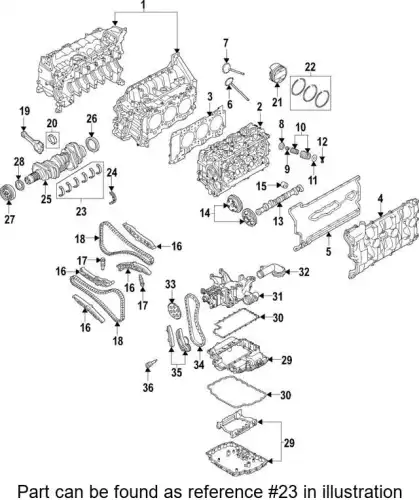 CRANKSHAFT BEARING 0PB105561B PORSCHE